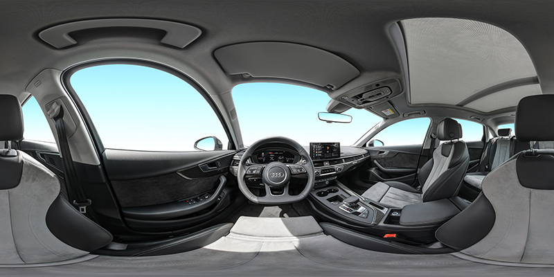 奧迪汽車(chē)內(nèi)部全景漫游