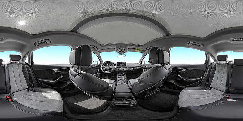 奧迪汽車(chē)內(nèi)部全景漫游