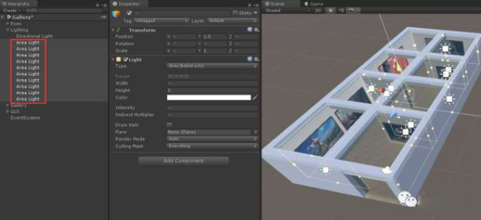 11整個(gè)場(chǎng)景進(jìn)行光照烘焙