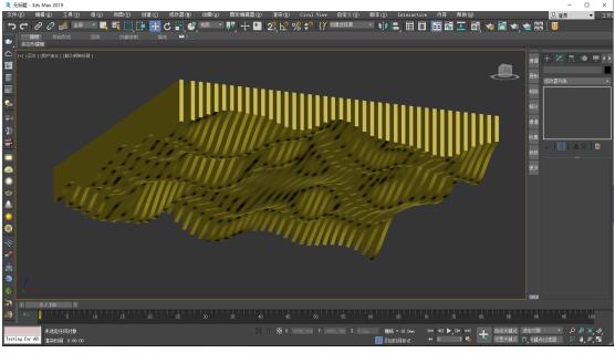 13、退出可編輯多邊形選擇狀態(tài),并按F3實體顯示模型