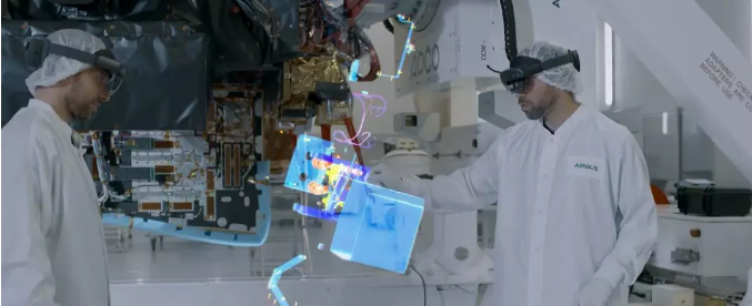 Hololens 2 助力空客設計師加速測試過程，將設計過程的總耗時減少了80％