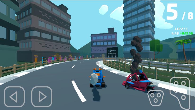 webgl網(wǎng)頁(yè)端賽車游戲場(chǎng)景